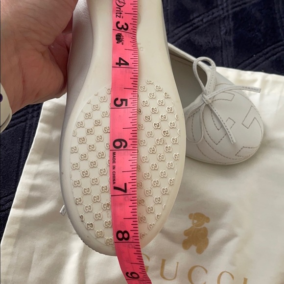 Gucci White Gomma Nappa Iris Sz 32 - Picture 14 of 14